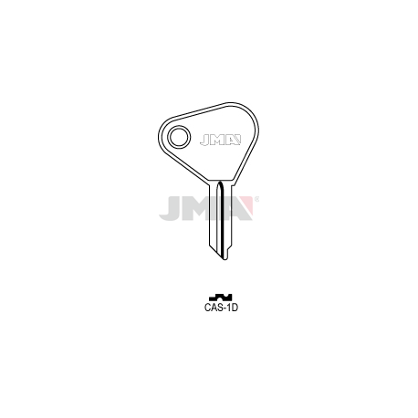 LLAVE JMA ACERO CAS 1D (B) - Curtidos Gilabert