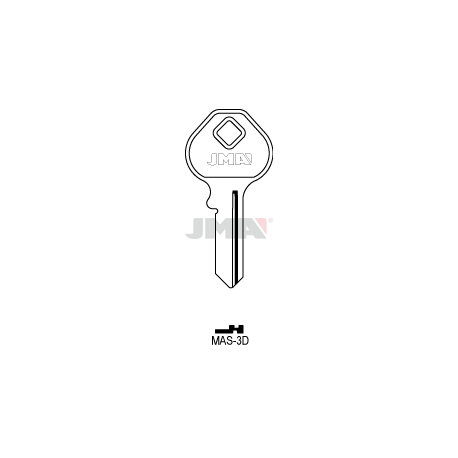 LLAVE JMA ACERO MAS 3D (C) - Curtidos Gilabert