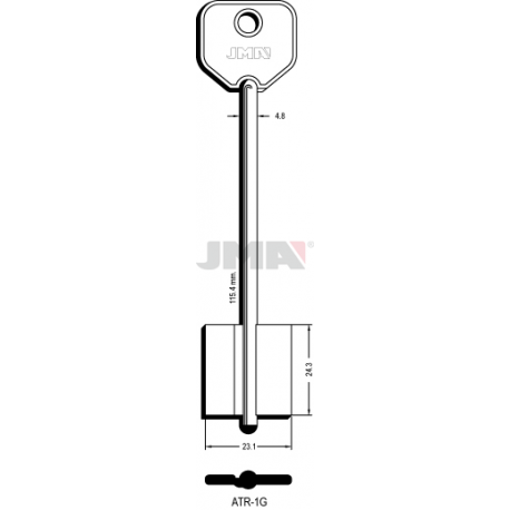 LLAVE JMA GORJA ATR 1G - Curtidos Gilabert