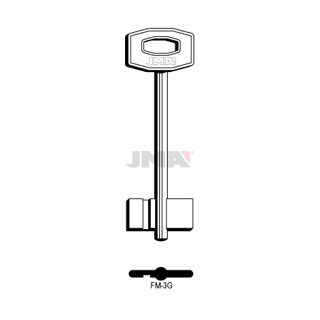 LLAVE JMA GORJA FM 3G - Curtidos Gilabert