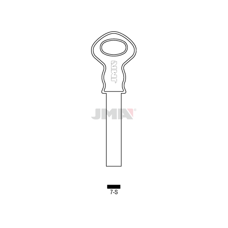 LLAVE JMA ACERO 7 S (C) - Curtidos Gilabert