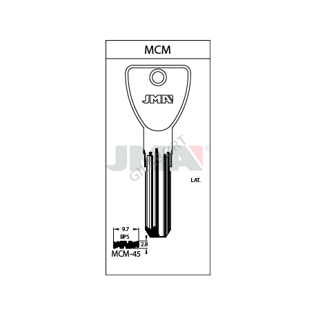 LLAVE JMA SEGUR. MCM 45