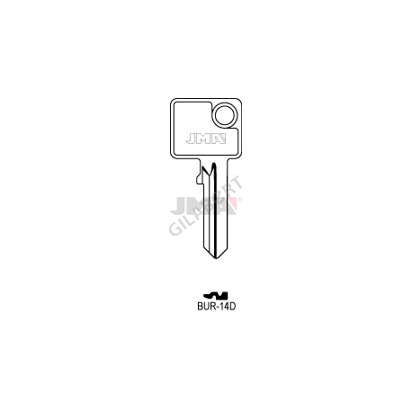 LLAVE JMA ACERO BUR 14D (C)