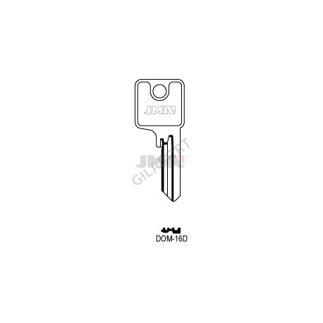 LLAVE JMA ACERO DOM 16D (C) ESPECIAL