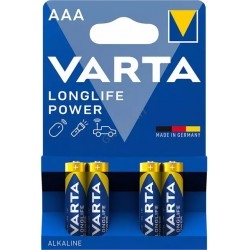 VARTA PILA ALCA. LONGLIFE POWER LR03 AAA (4UDS) c-10
