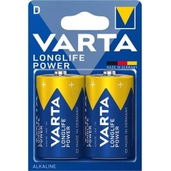 VARTA PILA ALCA. LONGLIFE POWER LR20 -D- (2UDS) c-10