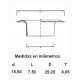 OLLAOS LATON 115/30 (Bolsa 500 uds.) CON ARANDELA