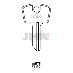 LLAVE JMA ACERO FEM 3I (C)